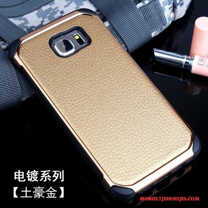 Samsung Galaxy Note 5 Hoes Bescherming Hoesje Telefoon Rose Goud Camouflage Trend Siliconen