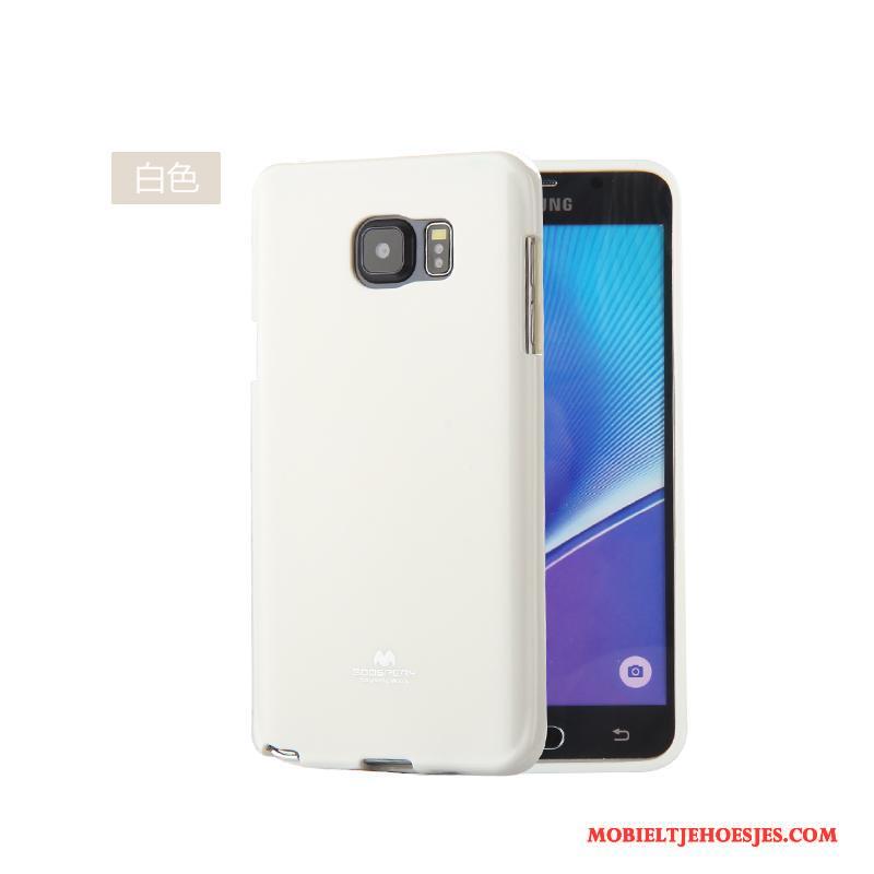 Samsung Galaxy Note 5 Hoes Hoesje Telefoon All Inclusive Zacht Donkergroen Dun Ster