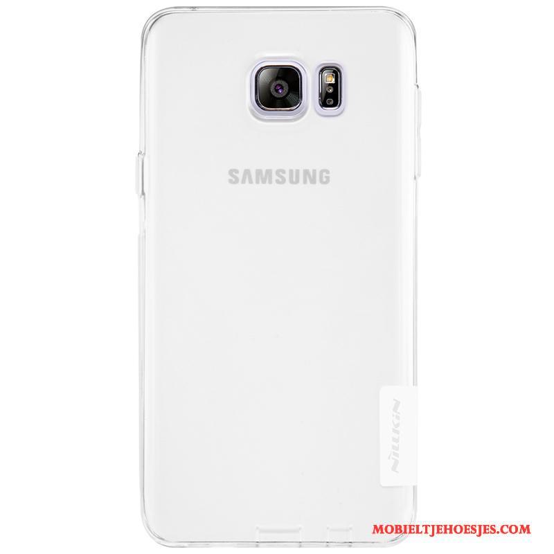 Samsung Galaxy Note 5 Hoesje Blauw Mobiele Telefoon Doorzichtig Ster Zacht Goud