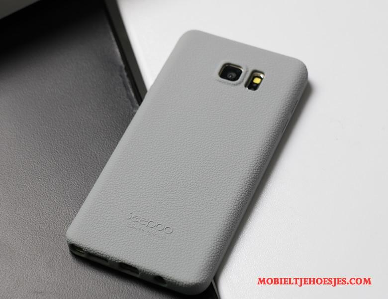 Samsung Galaxy Note 5 Hoesje Doek Mobiele Telefoon Siliconen Hoes Bescherming Geel Ster