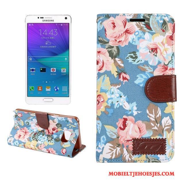 Samsung Galaxy Note 5 Hoesje Zacht Bescherming Rood Hoes Leren Etui Mobiele Telefoon Ster