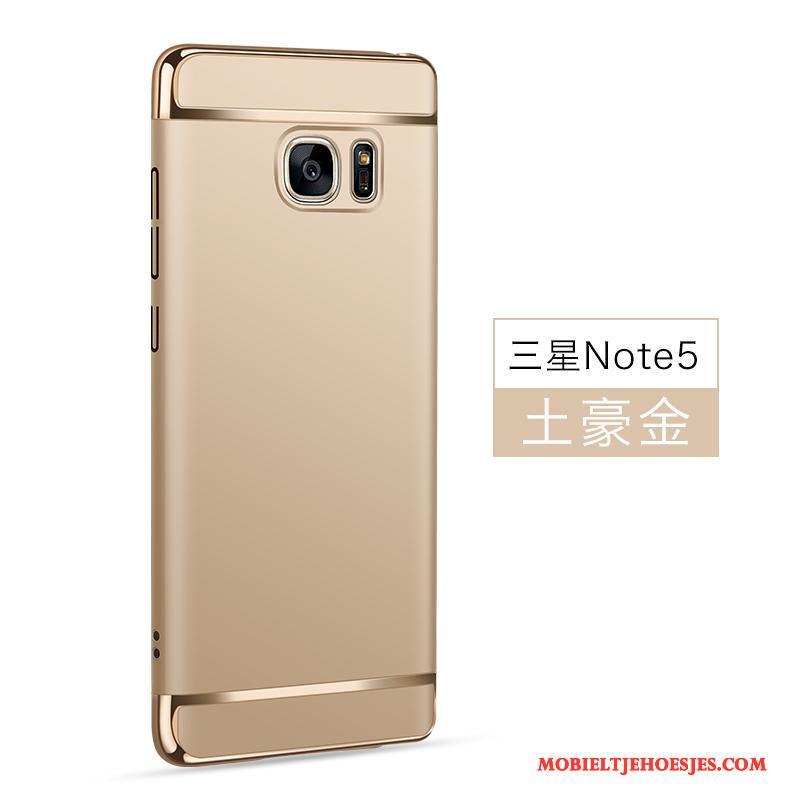 Samsung Galaxy Note 5 Nieuw Hoesje Schrobben Lichte En Dun Telefoon Hard Rose Goud