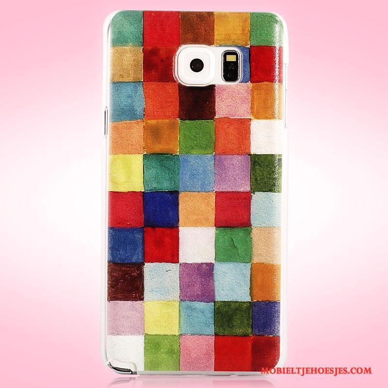 Samsung Galaxy Note 5 Purper Bescherming Geschilderd Hard Hoes Hoesje Ster