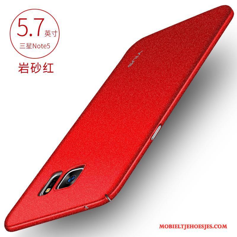 Samsung Galaxy Note 5 Rood Schrobben Ster Goud Hoesje Mobiele Telefoon All Inclusive