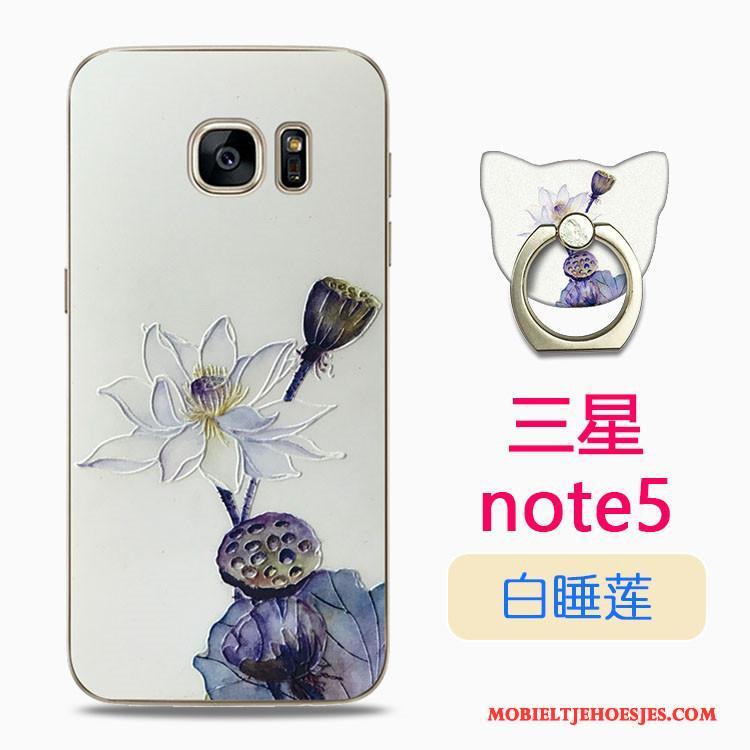 Samsung Galaxy Note 5 Spotprent Anti-fall Kleur Hoesje Telefoon Siliconen Ster All Inclusive