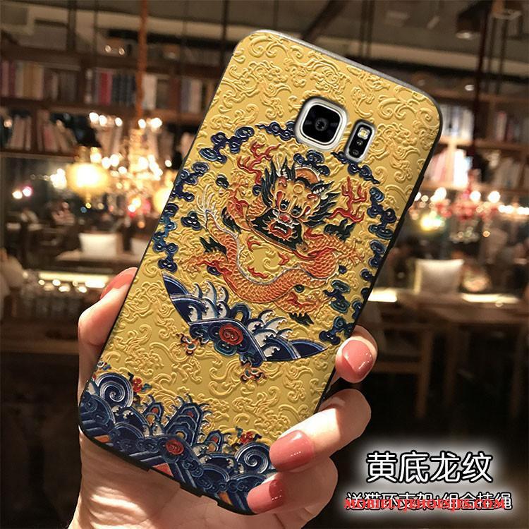 Samsung Galaxy Note 5 Ster Bloemen Wit All Inclusive Anti-fall Chinese Stijl Hoesje