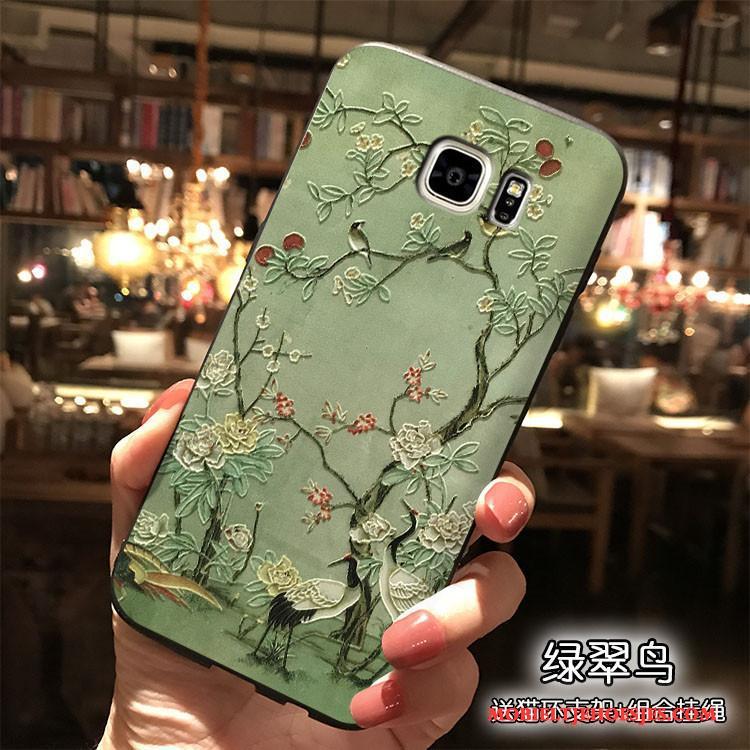 Samsung Galaxy Note 5 Ster Bloemen Wit All Inclusive Anti-fall Chinese Stijl Hoesje