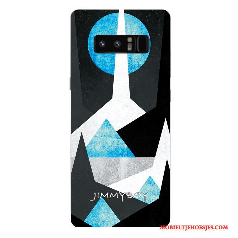 Samsung Galaxy Note 8 Bescherming Blauw Hoesje Telefoon Ster All Inclusive Mobiele Telefoon Scheppend