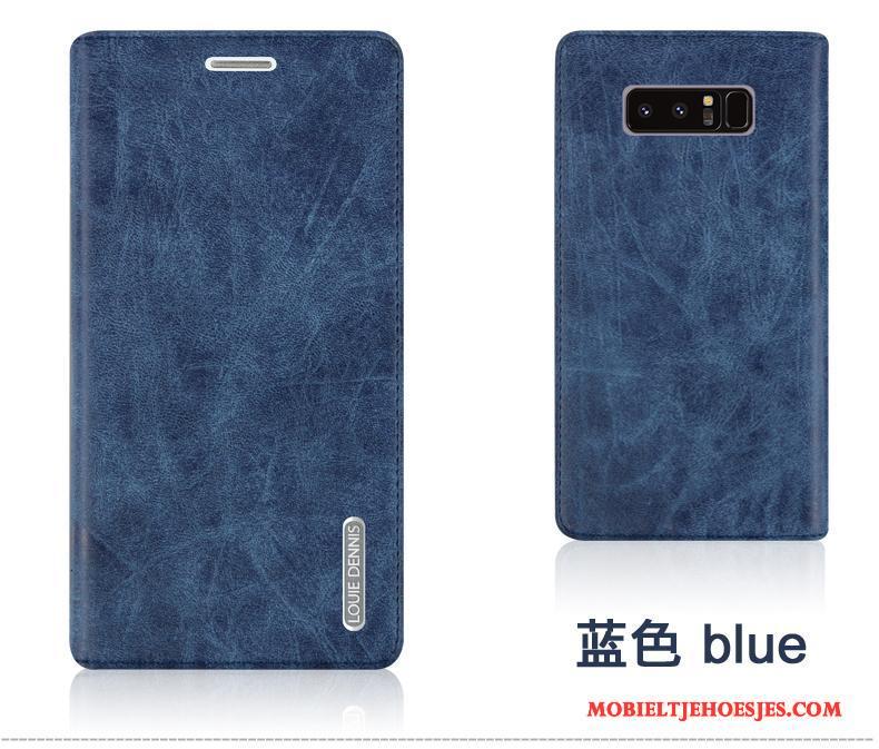 Samsung Galaxy Note 8 Blauw Bescherming Hoes Mobiele Telefoon All Inclusive Siliconen Hoesje