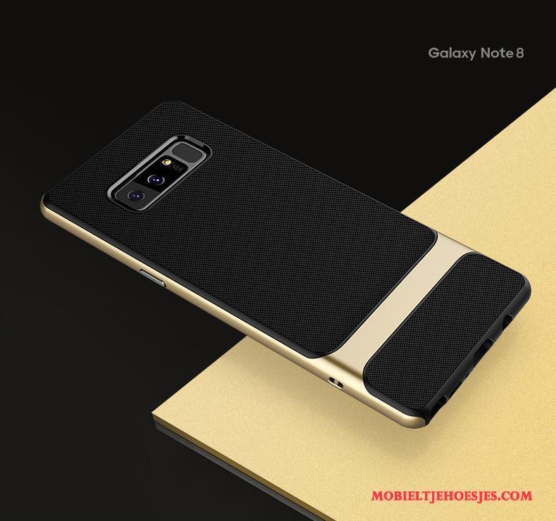 Samsung Galaxy Note 8 Hanger Anti-fall Siliconen Grijs Hoesje Telefoon Ster Bescherming