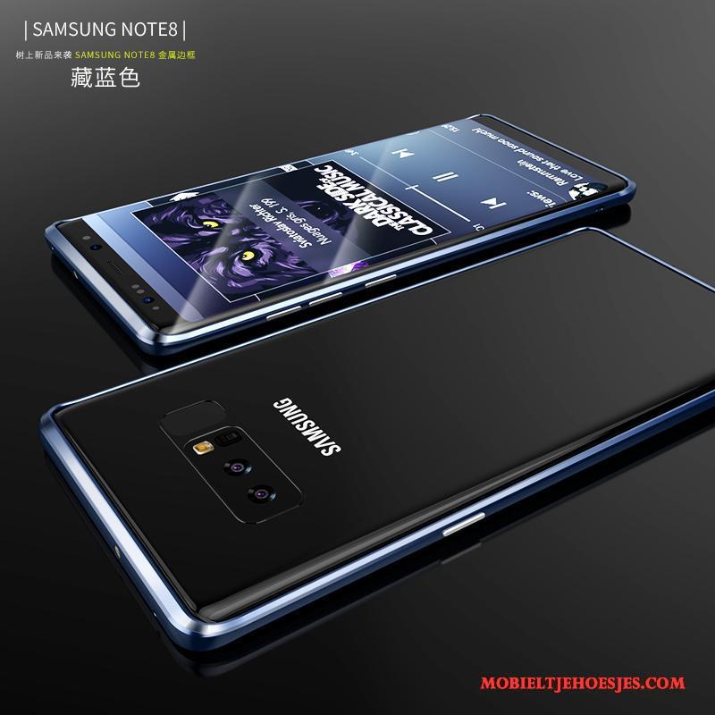 Samsung Galaxy Note 8 Hanger Hoesje Telefoon Anti-fall Dun Ster Omlijsting Trend
