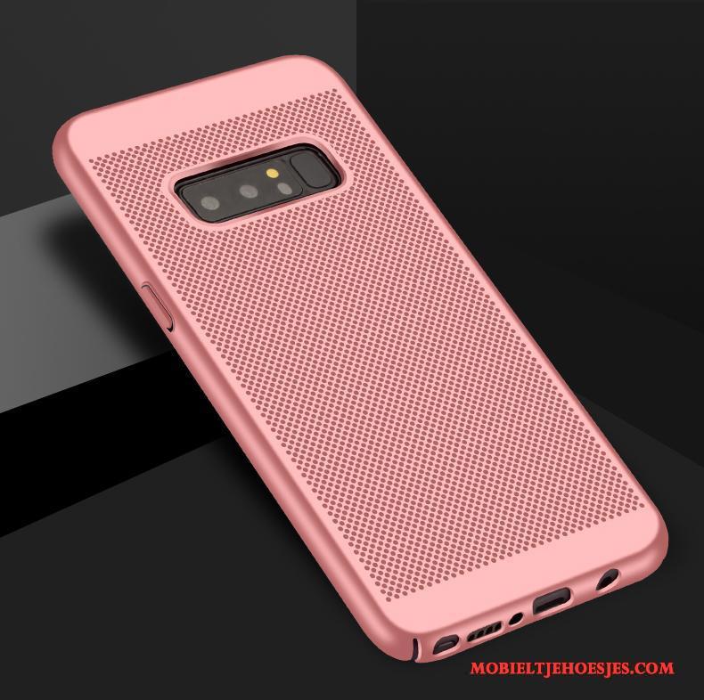 Samsung Galaxy Note 8 Hoesje Ademend Trend Bescherming Anti-fall Hoes Rood Eenvoudige