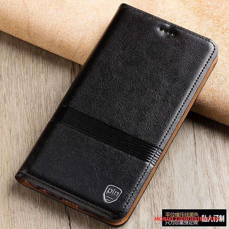 Samsung Galaxy Note 8 Hoesje Bescherming Hoes Folio Bruin Mobiele Telefoon Leren Etui Ster