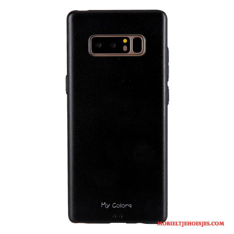 Samsung Galaxy Note 8 Hoesje Effen Kleur Ster Hoes All Inclusive Zacht Schrobben Bescherming