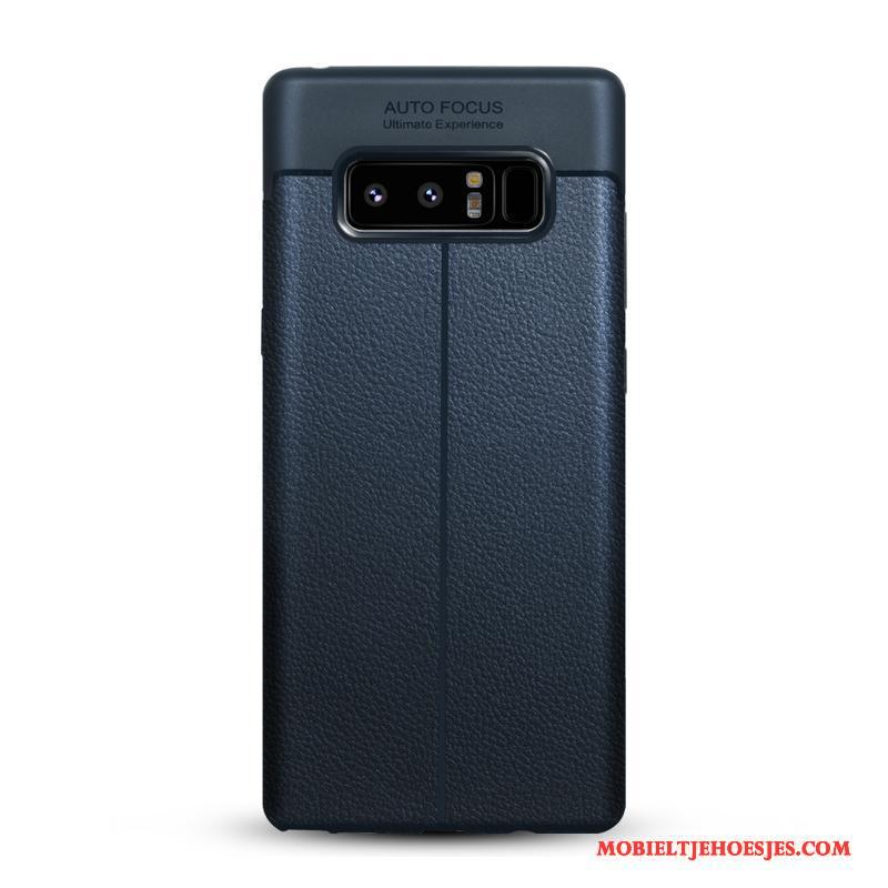 Samsung Galaxy Note 8 Hoesje Ster Nieuw Blauw Siliconen Hoes Patroon Kwaliteit