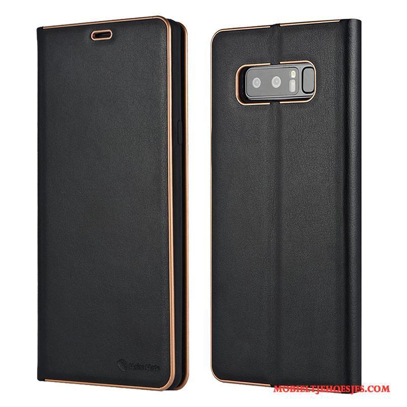 Samsung Galaxy Note 8 Hoesje Telefoon Bescherming Folio Ster Super Mobiele Telefoon Leren Etui