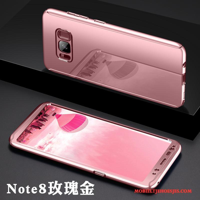 Samsung Galaxy Note 8 Hoesje Telefoon Ster Scheppend Dun Rose Goud All Inclusive Anti-fall