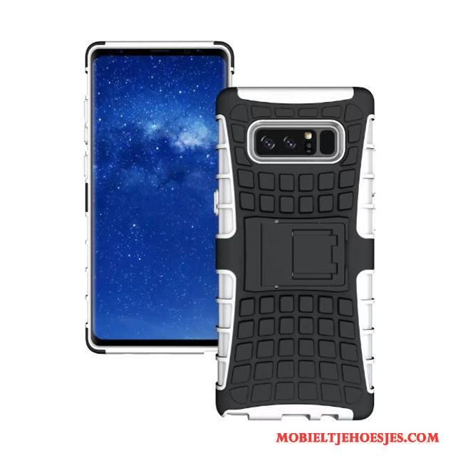 Samsung Galaxy Note 8 Hoesje Trend Hoes Bescherming Persoonlijk Ondersteuning Ster Blauw