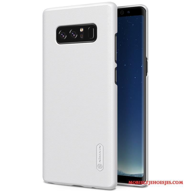 Samsung Galaxy Note 8 Mobiele Telefoon Hoes Hard Schrobben Ster Hoesje Telefoon Zwart