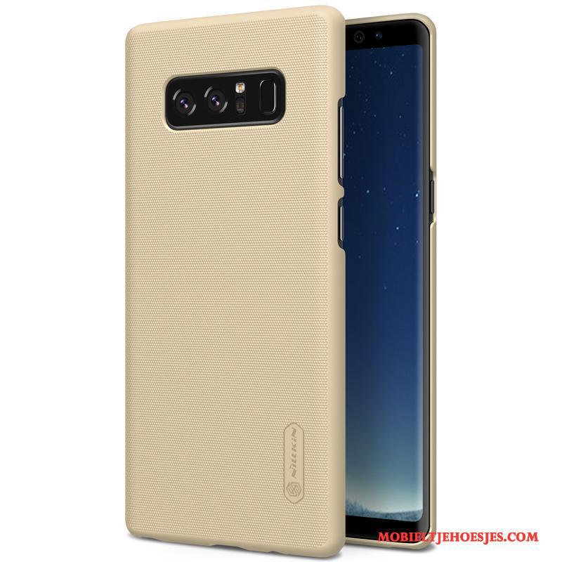 Samsung Galaxy Note 8 Mobiele Telefoon Hoes Hard Schrobben Ster Hoesje Telefoon Zwart