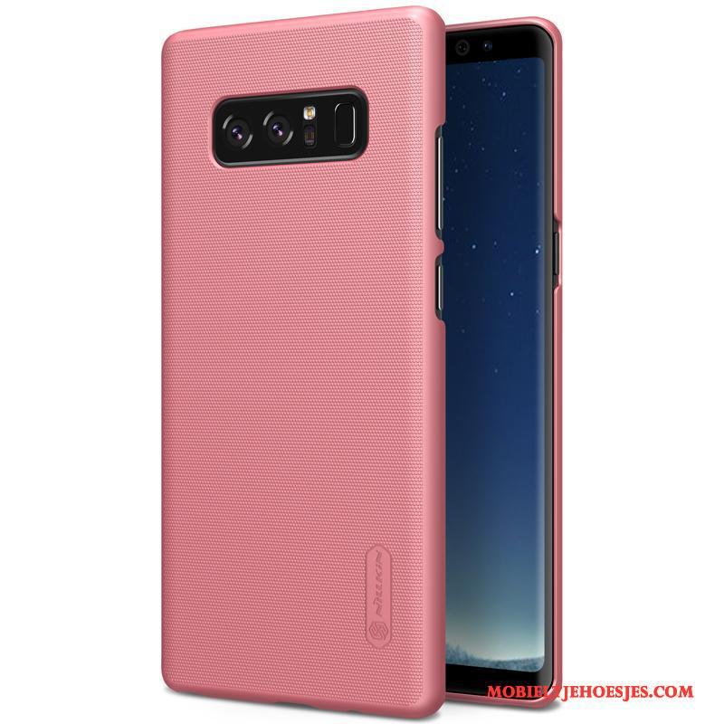 Samsung Galaxy Note 8 Mobiele Telefoon Hoes Hard Schrobben Ster Hoesje Telefoon Zwart