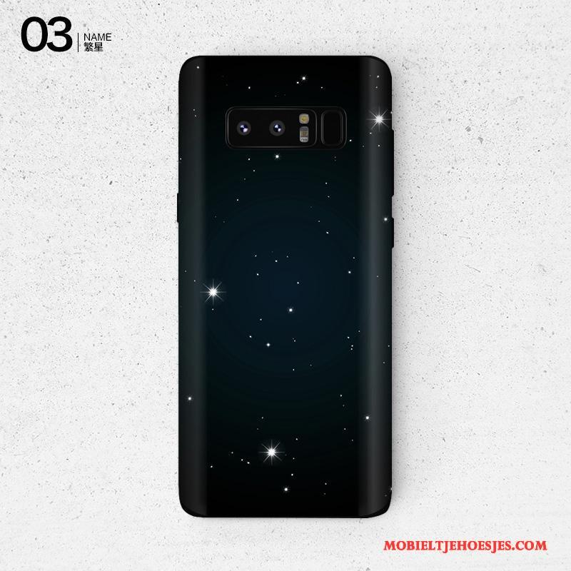 Samsung Galaxy Note 8 Skärmskydd Mobiele Telefoon Ster Purper Bescherming Kleur Hoesje