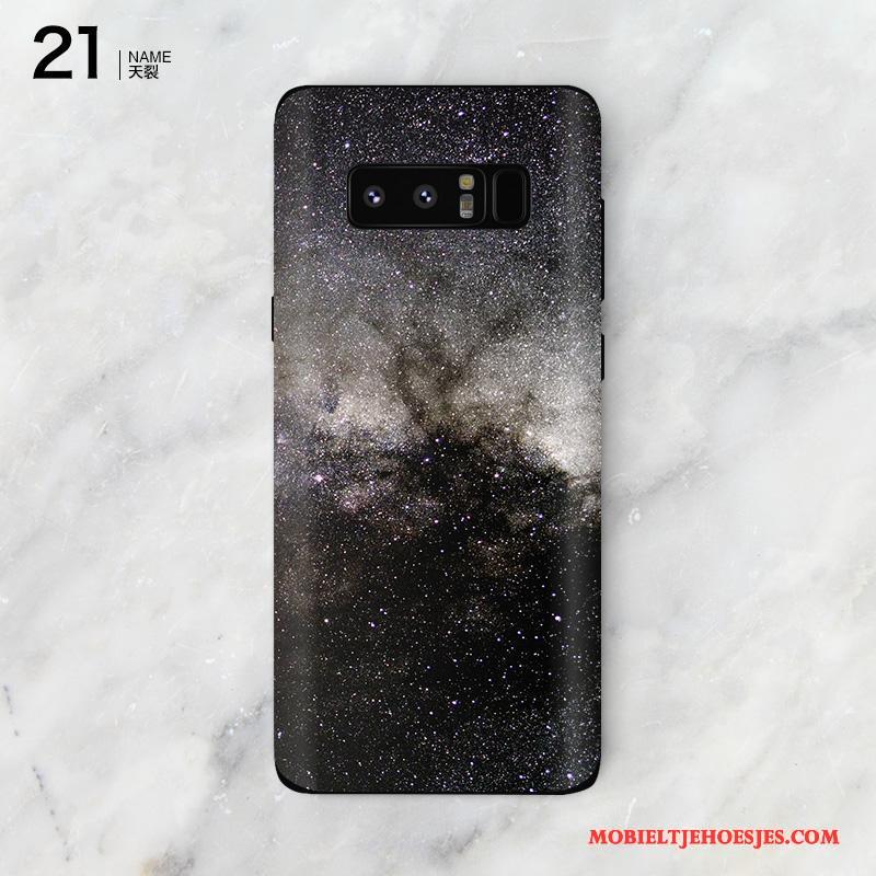 Samsung Galaxy Note 8 Skärmskydd Mobiele Telefoon Ster Purper Bescherming Kleur Hoesje