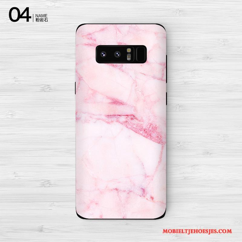 Samsung Galaxy Note 8 Skärmskydd Mobiele Telefoon Ster Purper Bescherming Kleur Hoesje