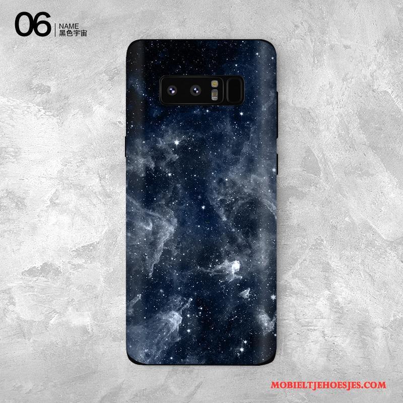 Samsung Galaxy Note 8 Skärmskydd Mobiele Telefoon Ster Purper Bescherming Kleur Hoesje