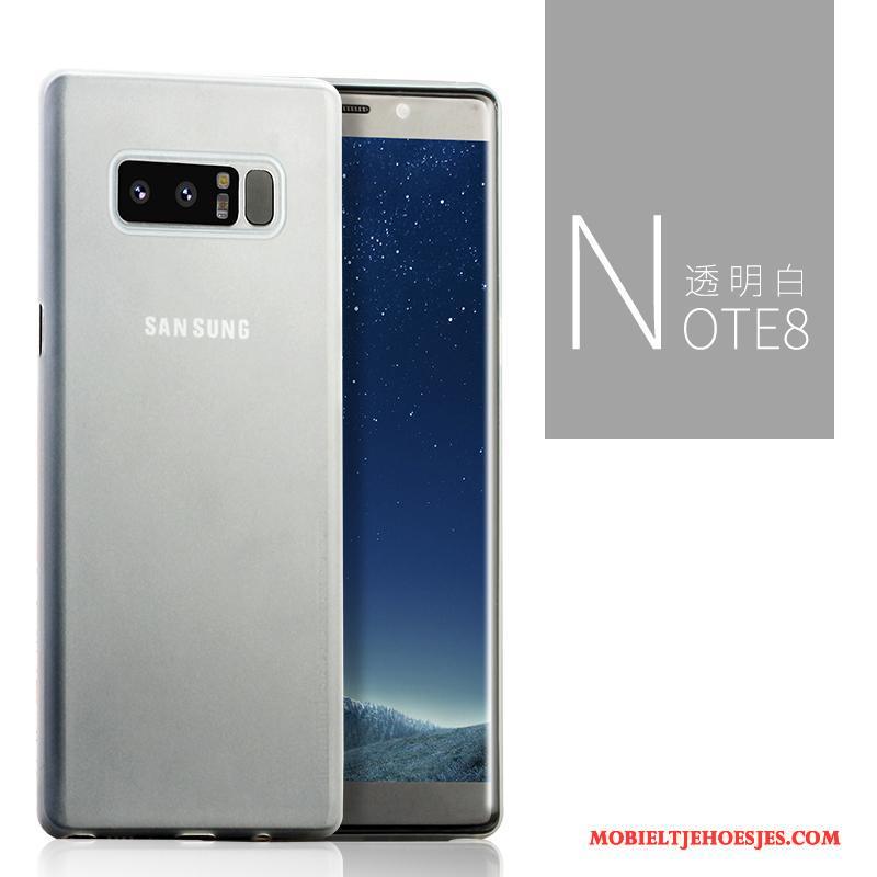 Samsung Galaxy Note 8 Ster Bescherming Siliconen Blauw All Inclusive Hoesje Telefoon Nieuw