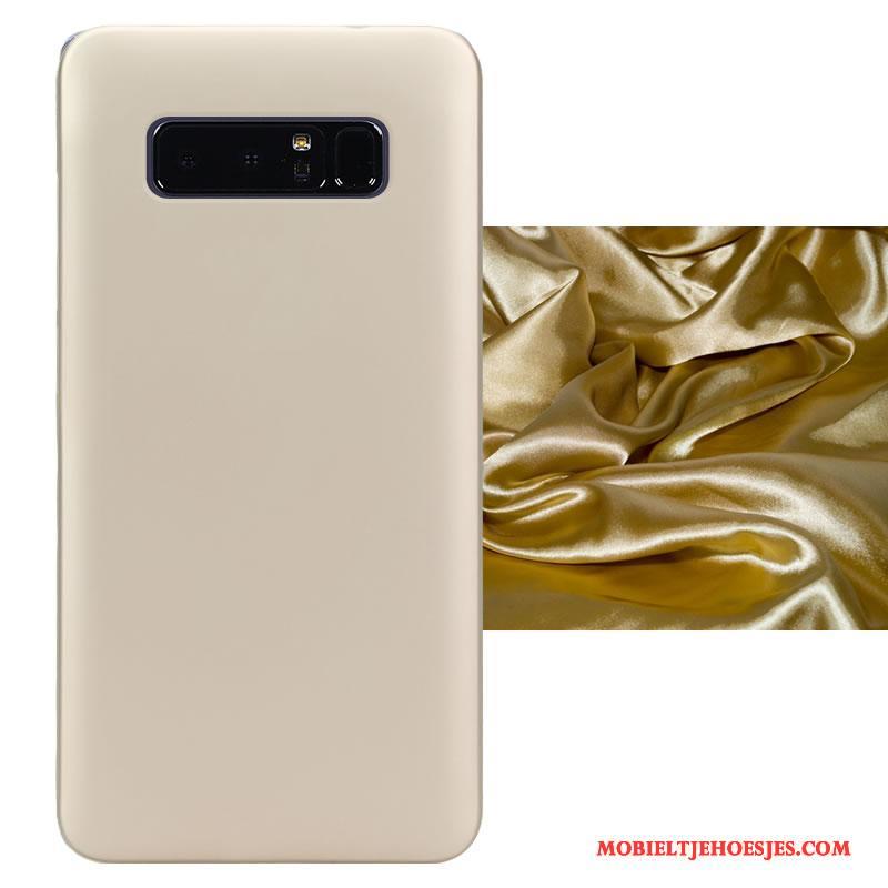Samsung Galaxy Note 8 Ster Eenvoudige Anti-fall Hoesje Telefoon Roze Kleur Hard