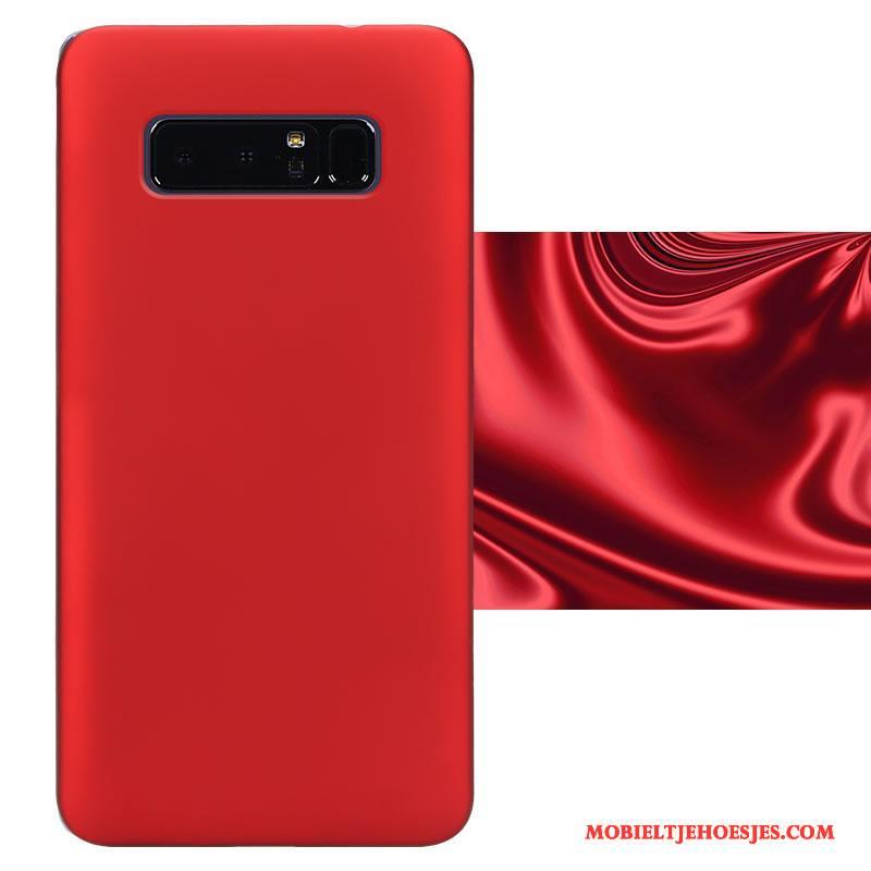 Samsung Galaxy Note 8 Ster Eenvoudige Anti-fall Hoesje Telefoon Roze Kleur Hard