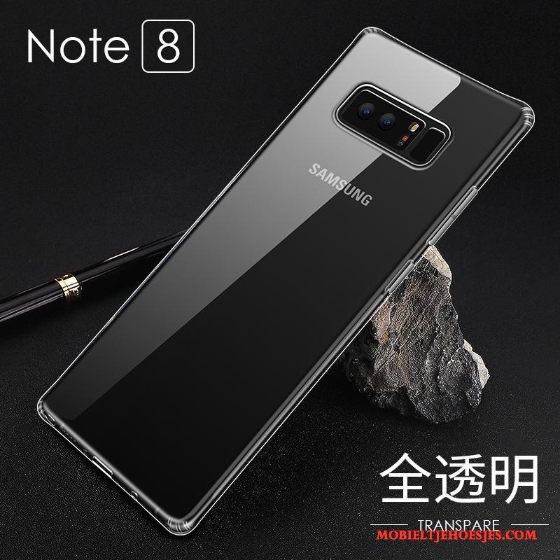 Samsung Galaxy Note 8 Wind Trend Hoesje Telefoon All Inclusive Blauw Siliconen Dun