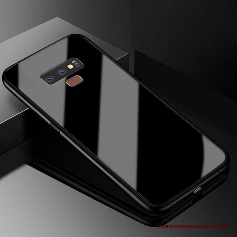 Samsung Galaxy Note 9 Hoesje Telefoon Anti-fall Ster Glas All Inclusive Rood Siliconen