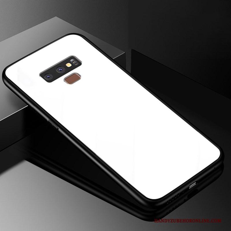 Samsung Galaxy Note 9 Hoesje Telefoon Anti-fall Ster Glas All Inclusive Rood Siliconen