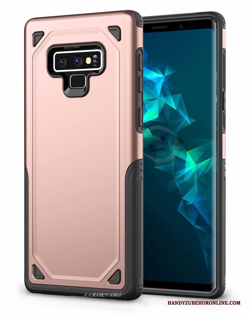 Samsung Galaxy Note 9 Hoesje Telefoon Ster Siliconen All Inclusive Rose Goud Bescherming Europa