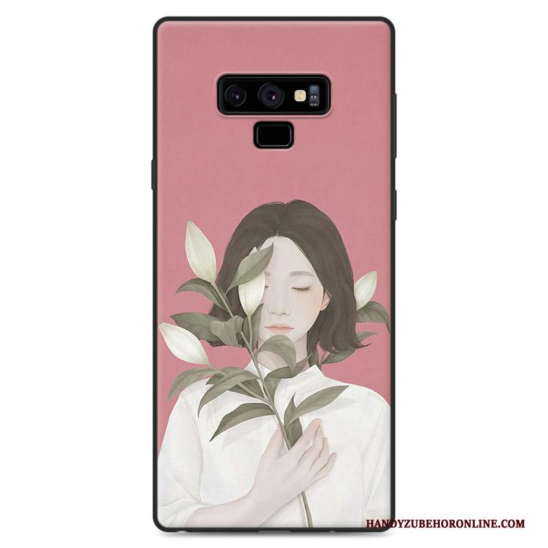 Samsung Galaxy Note 9 Hoesje Trendy Merk Ster Kunst Nieuw Groen Vers Hanger