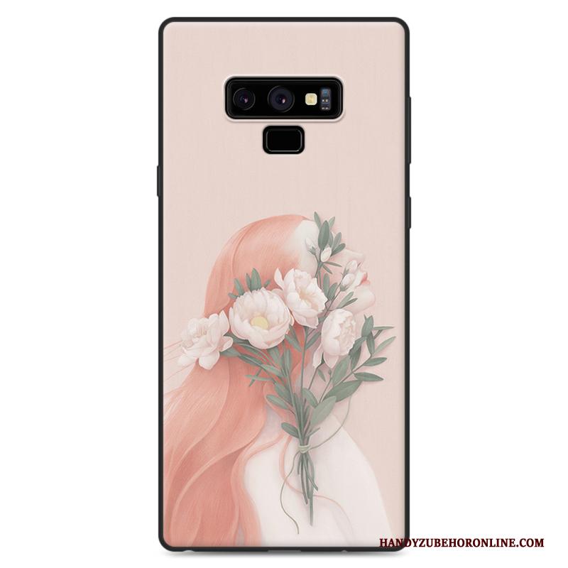 Samsung Galaxy Note 9 Hoesje Trendy Merk Ster Kunst Nieuw Groen Vers Hanger