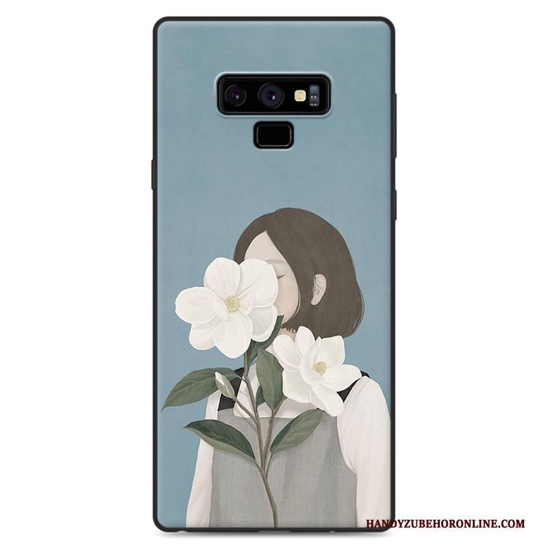 Samsung Galaxy Note 9 Hoesje Trendy Merk Ster Kunst Nieuw Groen Vers Hanger