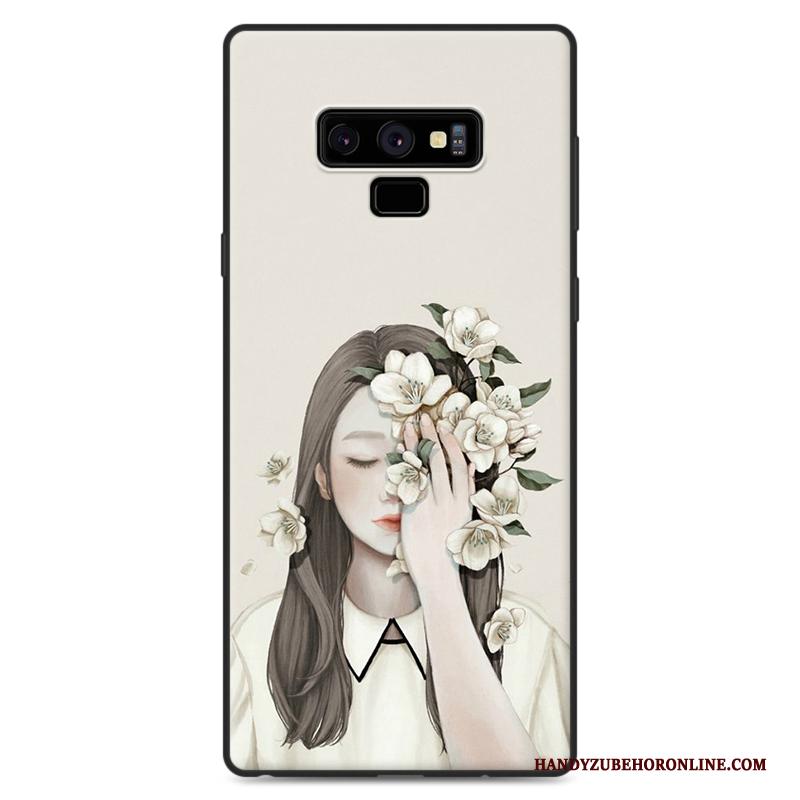 Samsung Galaxy Note 9 Hoesje Trendy Merk Ster Kunst Nieuw Groen Vers Hanger