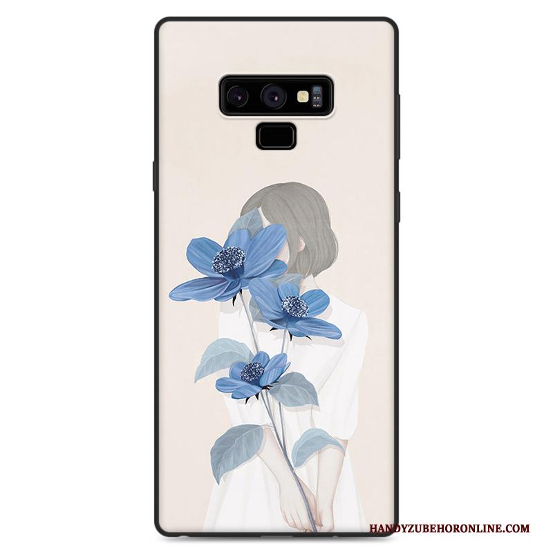 Samsung Galaxy Note 9 Hoesje Trendy Merk Ster Kunst Nieuw Groen Vers Hanger