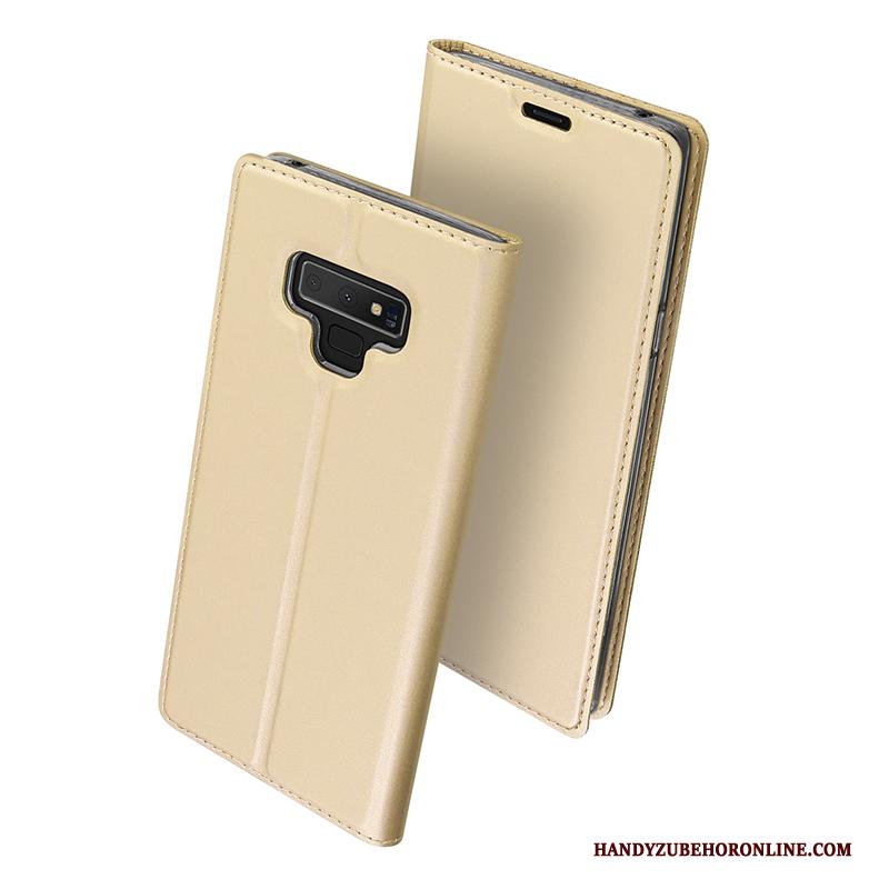 Samsung Galaxy Note 9 Hoesje Zacht Clamshell Siliconen Goud Telefoon All Inclusive