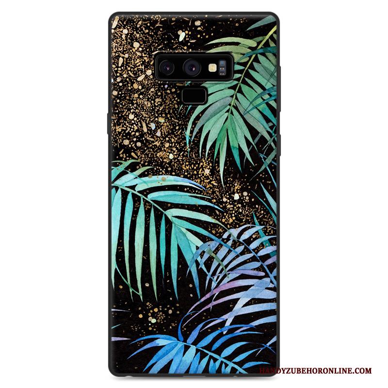 Samsung Galaxy Note 9 Purper Scheppend Spotprent Hoes Anti-fall All Inclusive Hoesje Telefoon