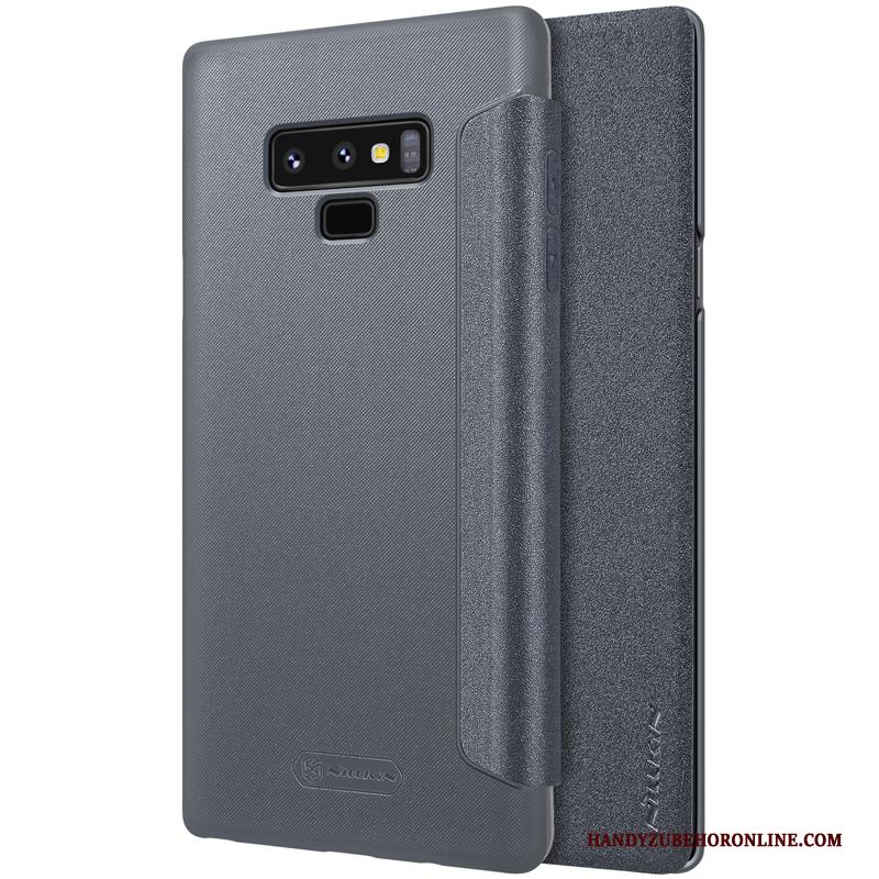 Samsung Galaxy Note 9 Ster Mobiele Telefoon Leren Etui Hoesje Telefoon Folio Lichte En Dun Bescherming