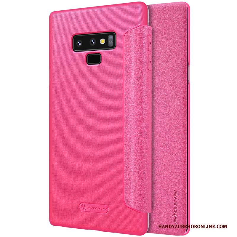 Samsung Galaxy Note 9 Ster Mobiele Telefoon Leren Etui Hoesje Telefoon Folio Lichte En Dun Bescherming