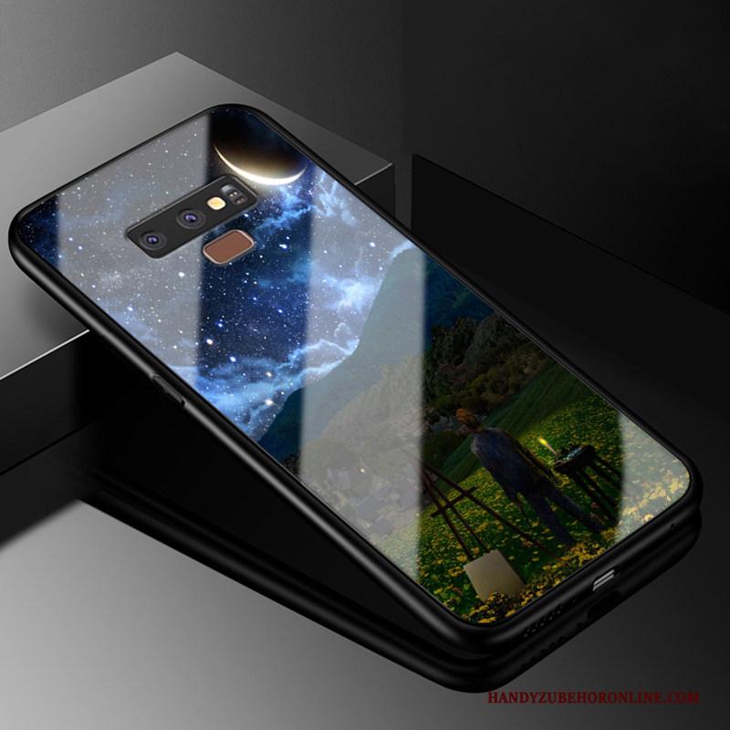 Samsung Galaxy Note 9 Zacht Spotprent Persoonlijk Glas Siliconen Hoesje Telefoon Mode