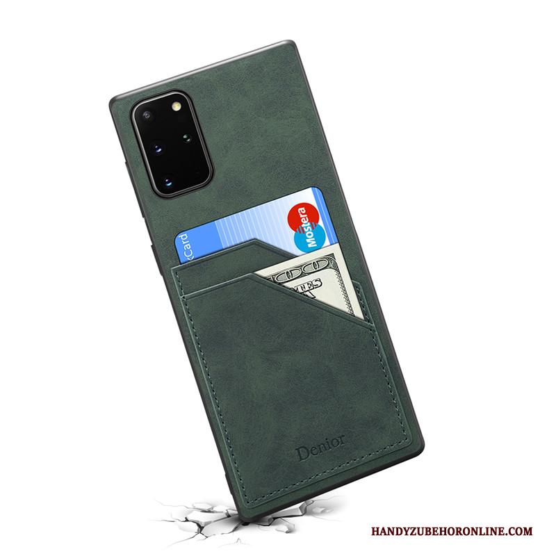 Samsung Galaxy Note20 Scheppend Hoesje Telefoon Leren Etui Ster Kaart