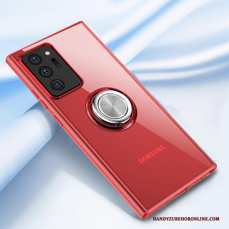Samsung Galaxy Note20 Ultra High End Scheppend Persoonlijk Doorzichtig Anti-fall Hoesje Telefoon Trendy Merk
