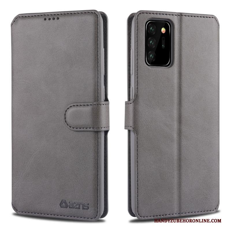 Samsung Galaxy Note20 Ultra Portefeuille Folio Nieuw Anti-fall Bescherming Magneet Sluit Hoesje