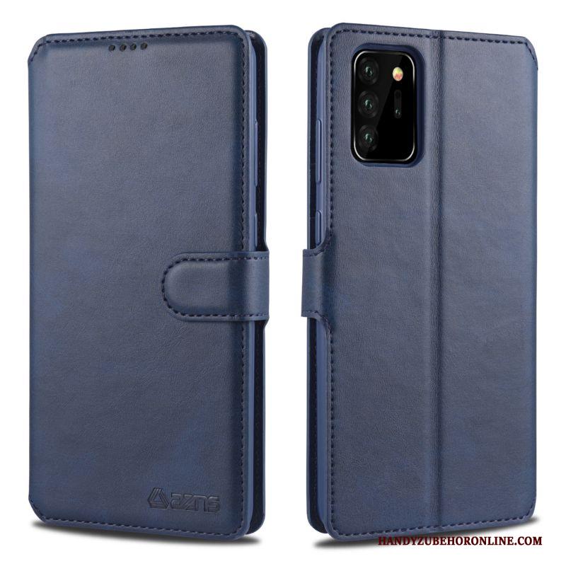 Samsung Galaxy Note20 Ultra Portefeuille Folio Nieuw Anti-fall Bescherming Magneet Sluit Hoesje